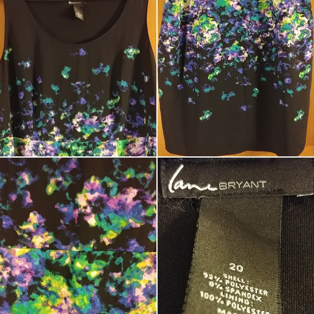 Lane Bryant size Vibrant Floral Dress